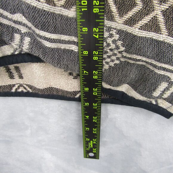 Anu By Natural Cotton Winter Snowflake Print Blazer Jacket Size Medium Lagenlook - Picture 9 of 10